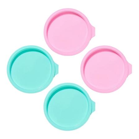 Silikonkakeform Regnbue Mousse Lagdelt Rund Kake Bakeutstyr Bakepanne (4 stk)