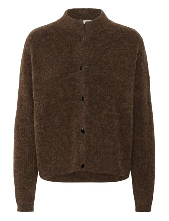 Gestuz Alphagz Short Cardigan - Brown - L