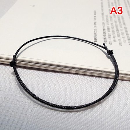 Reb Ankelkæde Sort Hvid Rød Farve Justerbar Klassisk Mænd Damer