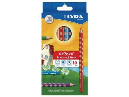 LYRA Färgpenna LYRA Groove 10/fp - Lyreco - Skola och förskola - Pennor och tillbehör - Färgpennor - Jumbo