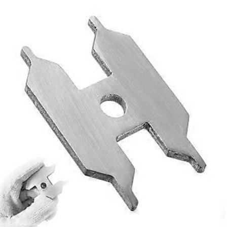 Universell nyckel för patronlock, Blanco reservdelar, rostfritt stålnyckel