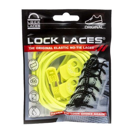 Lock Laces No Tie Shoelaces shoe accessories Yellow OneSize
