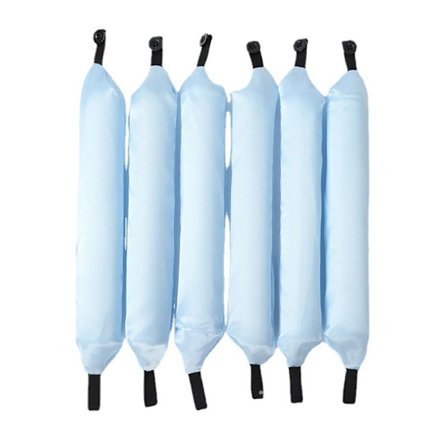 6st Lazy Curling Wand Foam Curling Magic BLÅ Blue