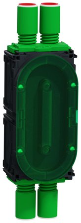 Schneider Electric IMT80265 Apparatdosa 13 mm, 4-stuts För dubbel apparatdosa, Installationsmaterial