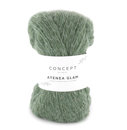 Katia Atenea-Glam Grønn-Silver 102, 25g