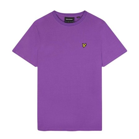 Lyle & Scott Herr T-shirt Enfärgad S Lila