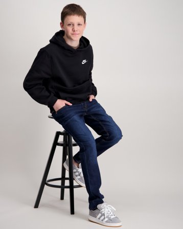 Nike K NSW CLUB FLC HDY Czarny Bluzy z kapturem Chłopiec - Kids Brand Store