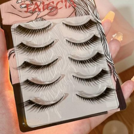 Cat Eye Lashes Faux Mink Eyelashes Full Strip Fransar