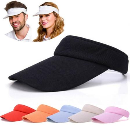 Solskyddsmössa för Herrar och Damer, Justerbar, Utomhus Sportmössa, Huvudband blue