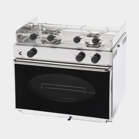 Kaasuliesi uunilla ENO One, ilman kipinäsytytystä, 2 keittotasoa / 1 uuni + kääntökehto