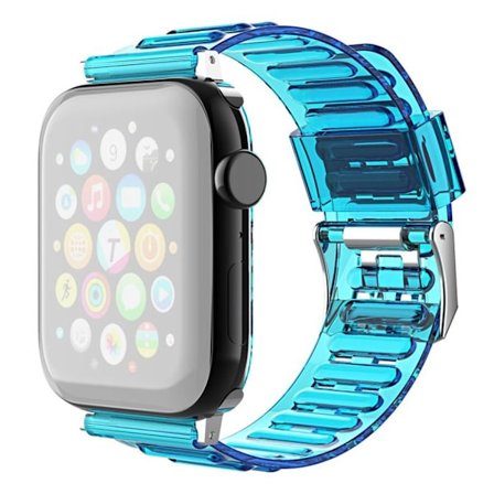 Apple Watch Series 6 / 5 40mm transparent style watch band - Blue