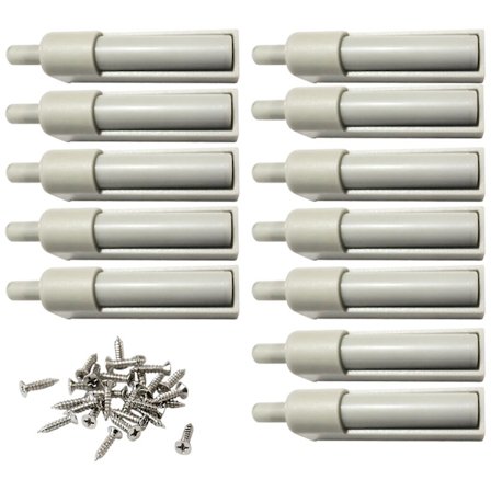 12 stk skuffesoftlukkende skapdørdemper stille glidende med skruer maskinvare