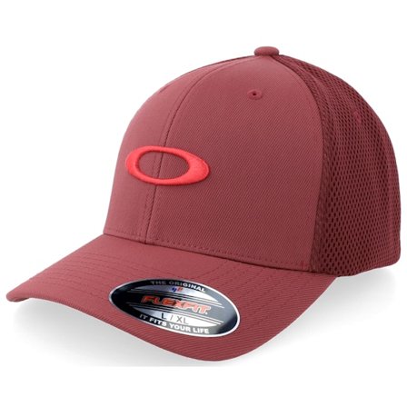 Oakley - Hnědý flexfit Kšiltovka - "Ellipse Mesh Rosewood Flexfit " @ Hatstore