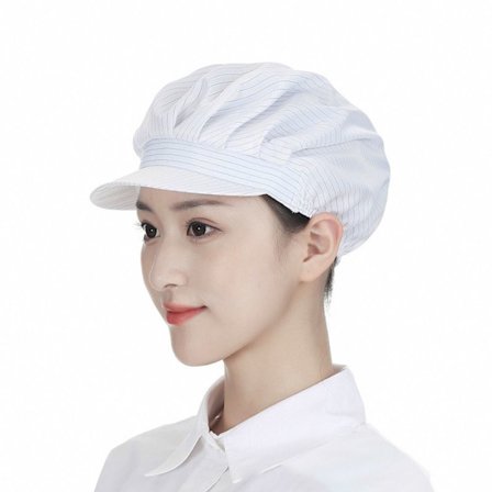 Arbeidslue Kokkelue HVIT TYPE1 TYPE1