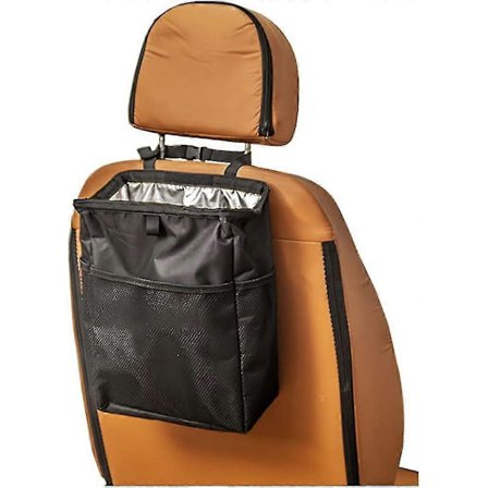 Hengende søppelpose for bil, stor kapasitet, lekkasjesikker, sammenleggbar søppeloppbevaringsorganisator, universell for sedan SUV lastebil RV 