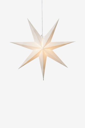 Star Trading - Papirstjerne Lysa 70 cm - Hvit - Adventsstjerner - Fra Homeroom