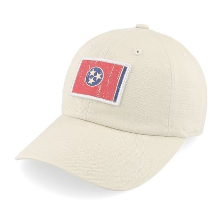 American Needle - Beige unconstructed Keps - Tennessee Ballpark Patch Stone Dad Cap @ Hatstore