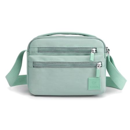 Naisten Naisten Käsilaukku Casual Nylon Yksinkertainen Yksivärinen Yksi olkapää Suuri Tilavuus Vedenpitävä Lake Green