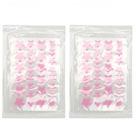 2nd Blemish Patch Tecknad Stjärna Ansiktsbehandling Hydrokolloid Finnplåster Rosa