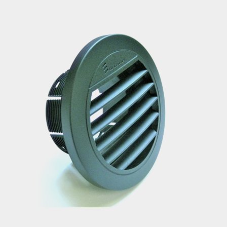 Sfiato Eberspächer, 60 mm, aperto 30°, plastica, nero