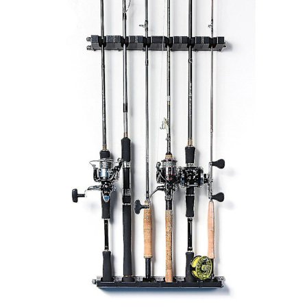 6-stavs väggmonterat rack Eva-skumstavshållare Vertikalt stativ Hållbara gåvor Fiske