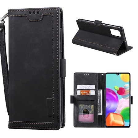 Surburbian Samsung Galaxy A41 flip etui - Sort