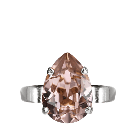 Caroline Svedbom Mini Drop Ring Vintage Rose Ringar Dam Silver ONESIZE