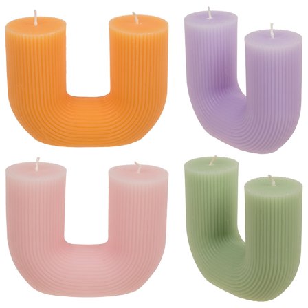 U-Format Stearinljus