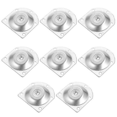 8 stk møbelben monteringsplater 12 graders skrå sofa ben festeplater