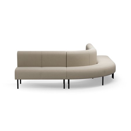 Sofa VARIETY, 90° Außenecke, Stoff Pod CS, sand