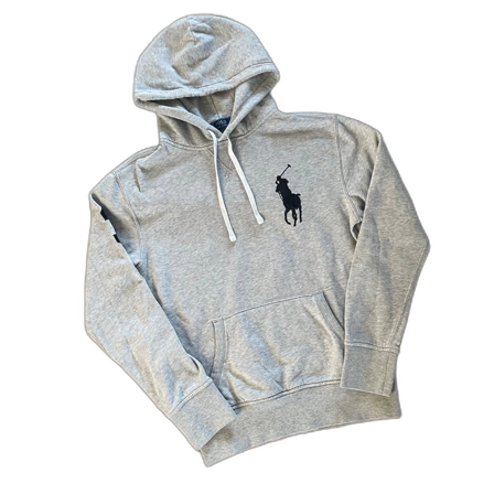 Grå Ralph lauren hoodie big pony