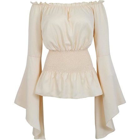 /EA/Gotisk blus för korsettpiratkvinnor