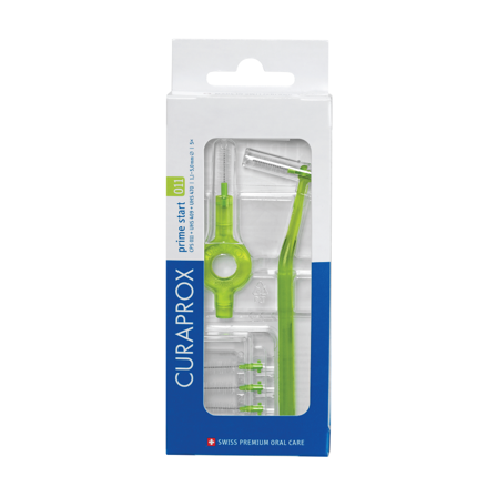 Curaprox Mellomromsbørste Startpakke, 1,1 mm / 5,0 mm, 1 stk.