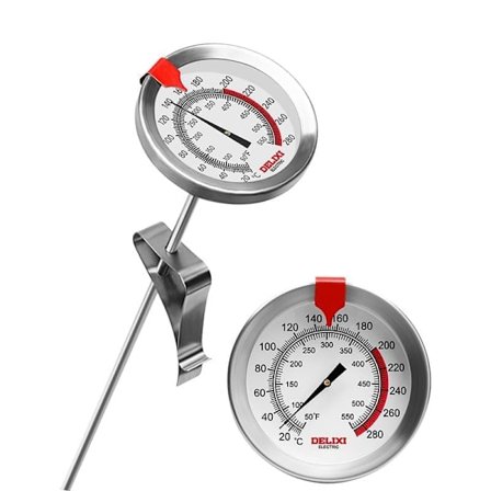 Termometer i rostfritt stål - Analog termometer med sond