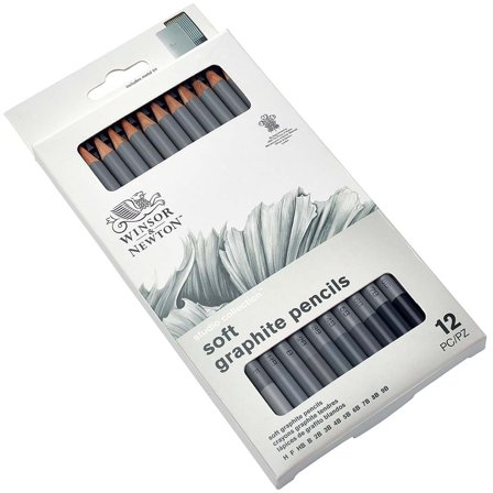 Winsor & Newton Studio Collection Blyanter Soft 12-sæt