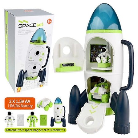 Raket Legetøj Rumskib Legetøj Børn Tidlig Uddannelse Legetøj Til Drenge Piger[YATOY]