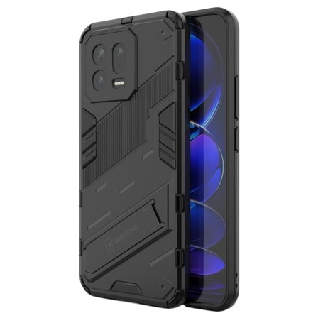 Stødsikker Hybrid Cover med A Moderne Touch til Xiaomi 13 - Sort