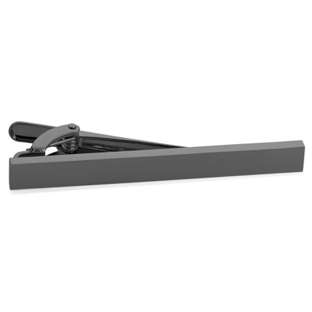 Polished Gunmetal Black 5.5 cm Tie Clip for Men