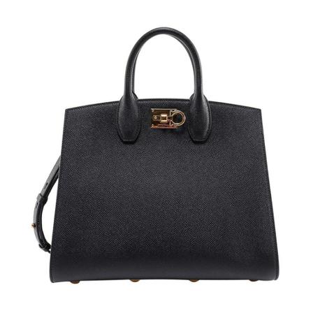 Salvatore Ferragamo, Handbag Zwart, Dames, Maat:ONE Size