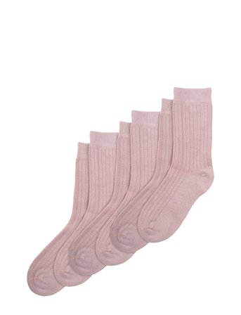 minipop Minipop Noos Bamboo Socks 3 Pcs - Pink - 19/22Y