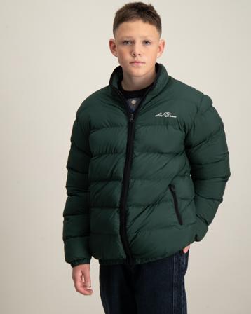 Les Deux Newport Padded Jacket Kids Grün Jacken Jungen - Kidsbrandstore