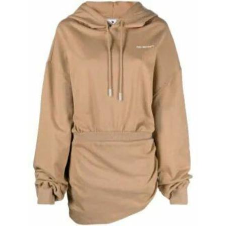 Off White Knitted Kjole Brun, Dame