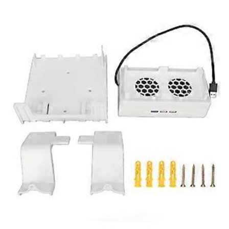 Kylfläktstativ Professionell Effektiv 3 Nivåer Justerbar 7 Färger LED Väggmonterad Kylfäste för Xbox Series S ( )