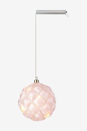 Markslöjd - PEARL glassdekor 15 cm - Rosa - Pynteting - Fra Homeroom