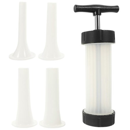 1 Keittiön makkaratyyny, makkarasuppilon putki, kotitalouksien makkaratyyny