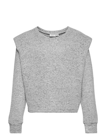 Nkfniline Ls Knit Grey Name It