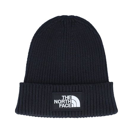 The North Face - Preto cuff Beanie - Kids Tnf Logo Box Black Cuff @ Hatstore