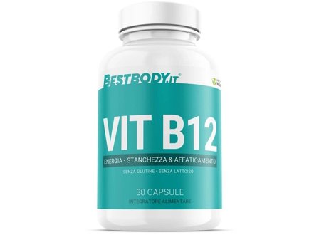 Bestbody Vit B12 Vitamina B12 Ad Alto Dosaggio 30 Capsule