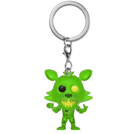 Five Nights at Freddy's Pocket POP-nyckelring - Radioactive Foxy
