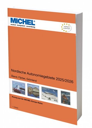 MICHEL - De nordiske selvstyrer 2025/2026 - Frimærkekatalog
